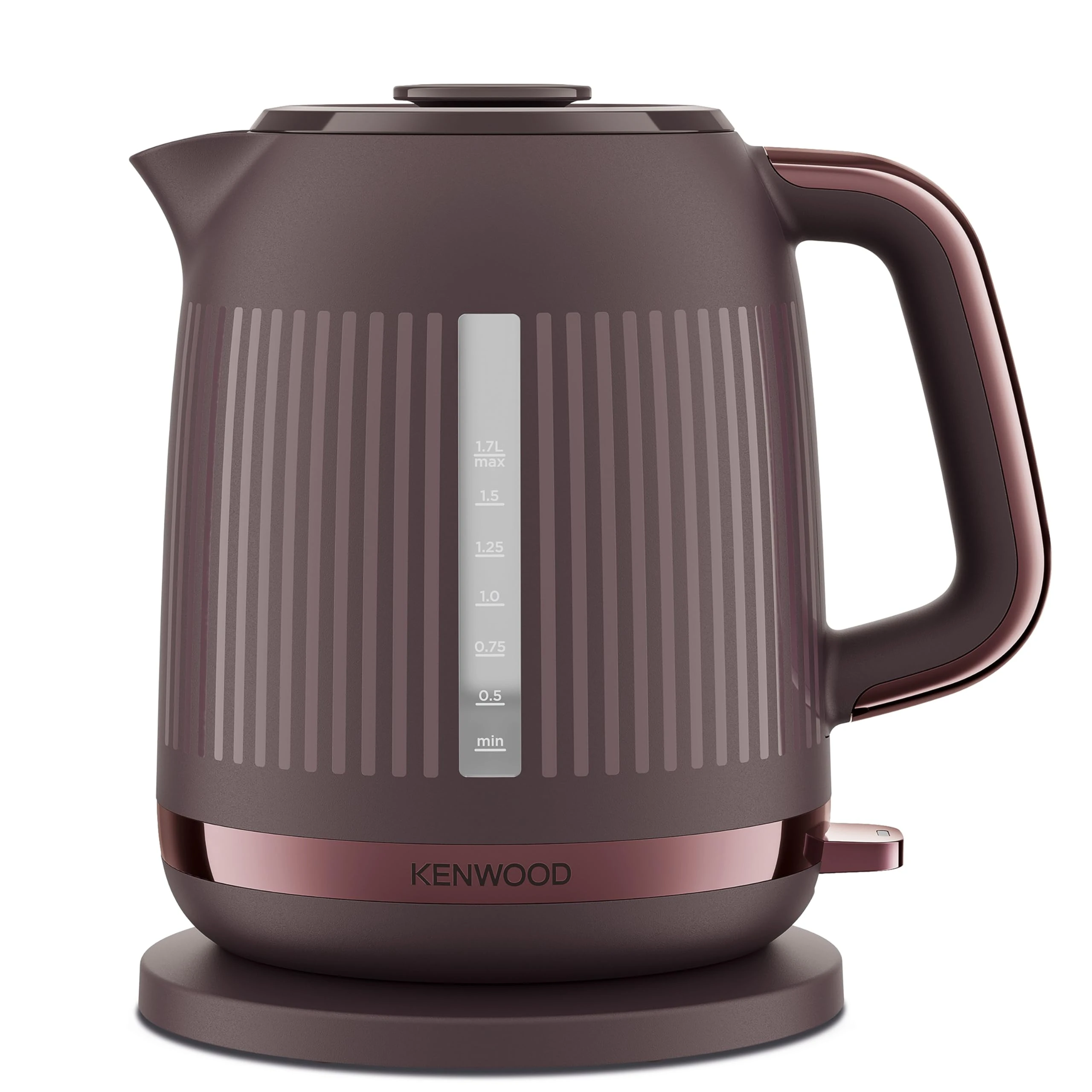 Kenwood Dusk Electric Kettle, 360° Swivel Base, Water Level Indicator, Cord Storage, Boil-Dry Protection, Removable Filter, Capacity 1.7L, ZJP30.000PU, 3000W, Twilight Purple