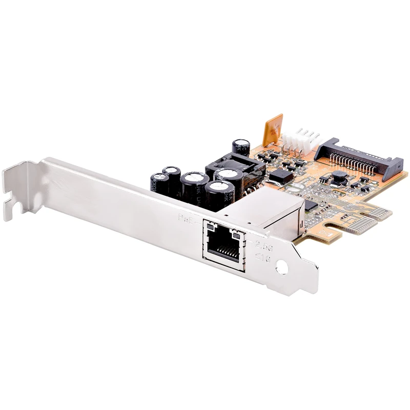 StarTech.com 1 Port 2.5Gbps PoE Network Card, PCIe Ethernet Card w/RJ45, 30W 802.3at PoE NIC for Desktops/Servers, Network PoE LAN Adapter w/Low-Profile Bracket, NBaseT, Windows/Linux (ST1000PEXPSE)