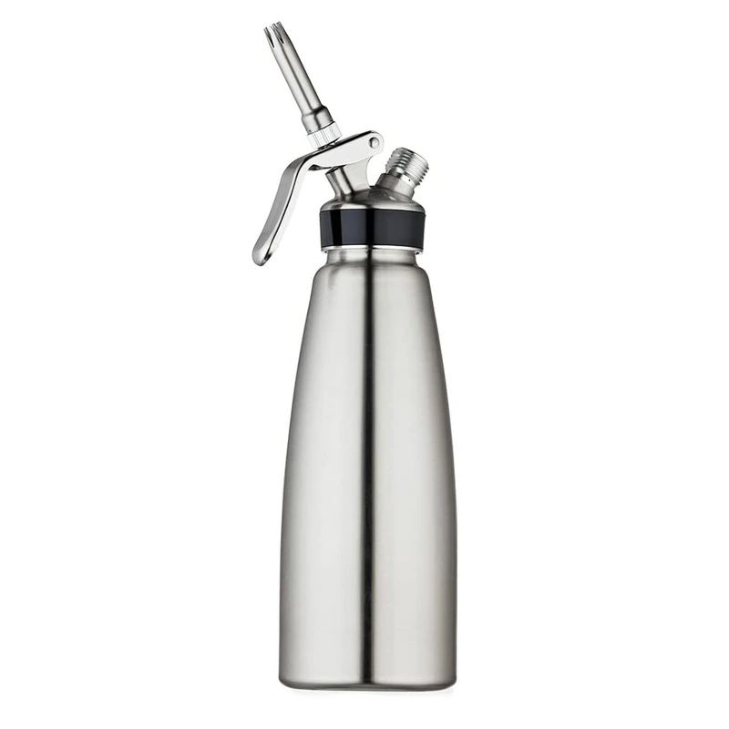 Siphon Cream Mounting 1 L Ø 9.5 x 26.5 cm Silver Stainless Steel - Image 1