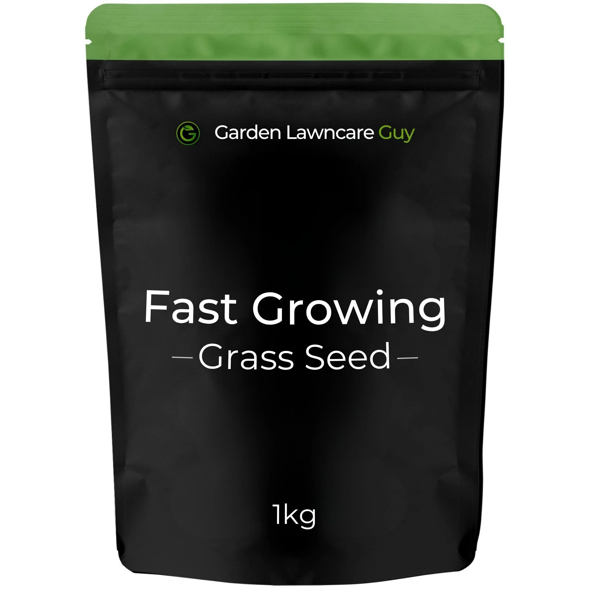 Fast Growing Grass Seed UK - Multi Purpose Grass, Repairs Patches Quick - Pet Friendly & Hardwearing - 1kg - Garden Lawncare Guy