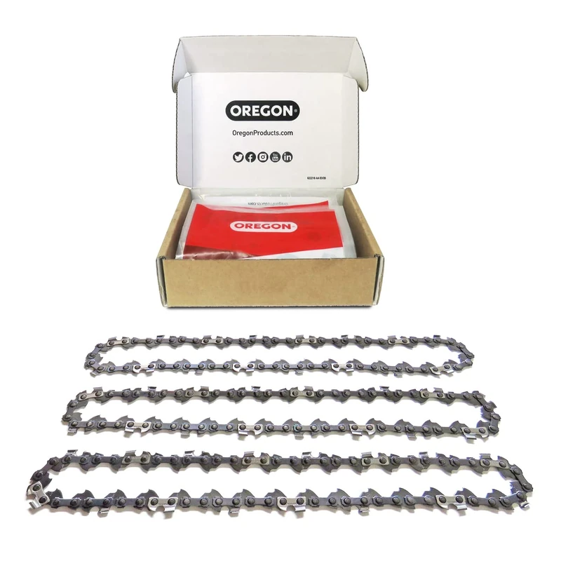 Oregon 3-Pack Saw Chain - 40cm 3/8 Inch Low Profile VXL