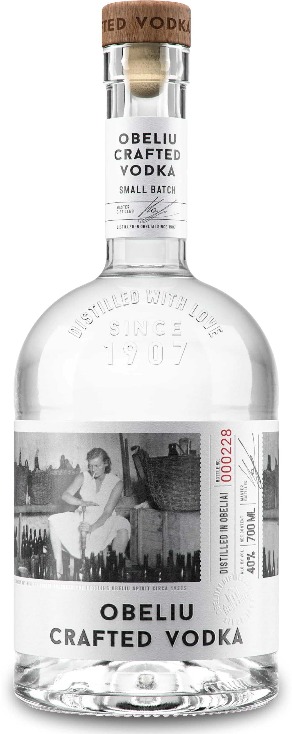 Obeliu Crafted Small Batch Vodka - 40 Percent