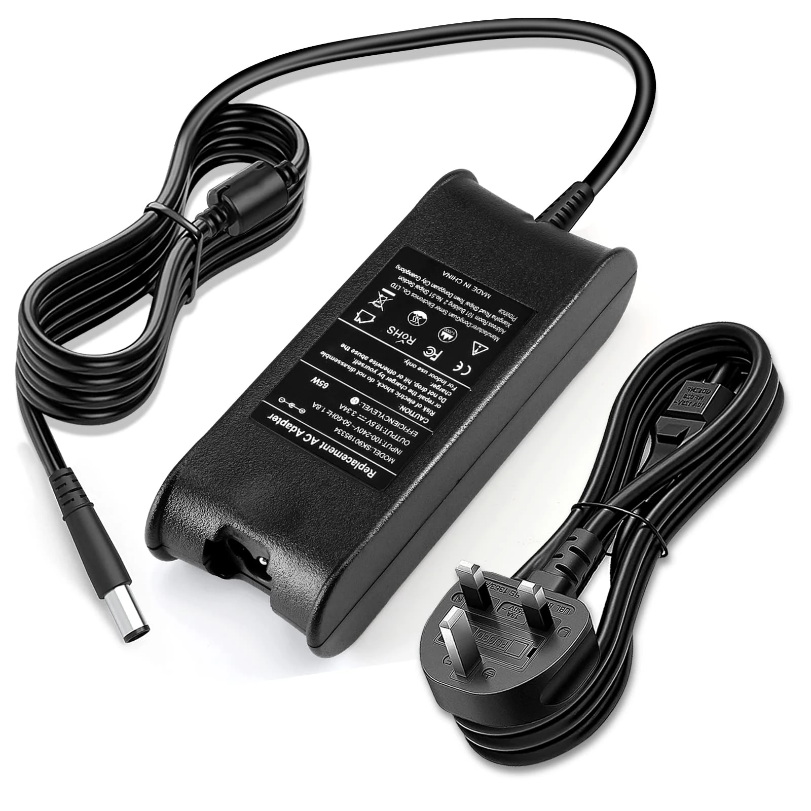 Givehooy 65W Laptop Charger Compatible with Dell Latitude E6430 E5550 E6440 E7440 E7450 E5430 E6410 E5440 E6420 5400 5480 5470 5490 7400 7480 LA65NM130 HA65NM130 LA65NS2-01 AC Adapter