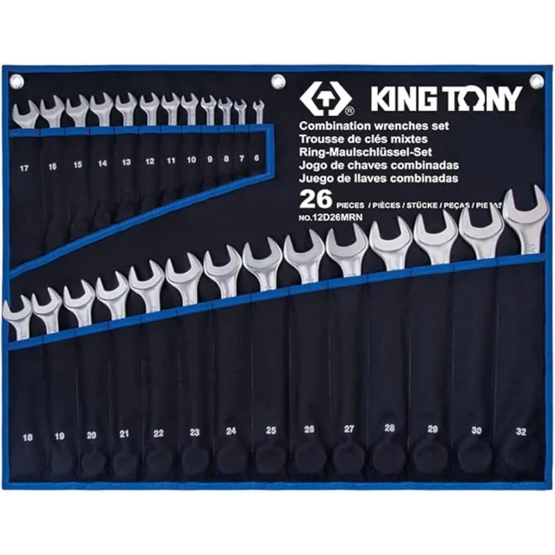 Estuche de Llaves Combinadas Ultra ligeras 6-32mm - 26 Pzas