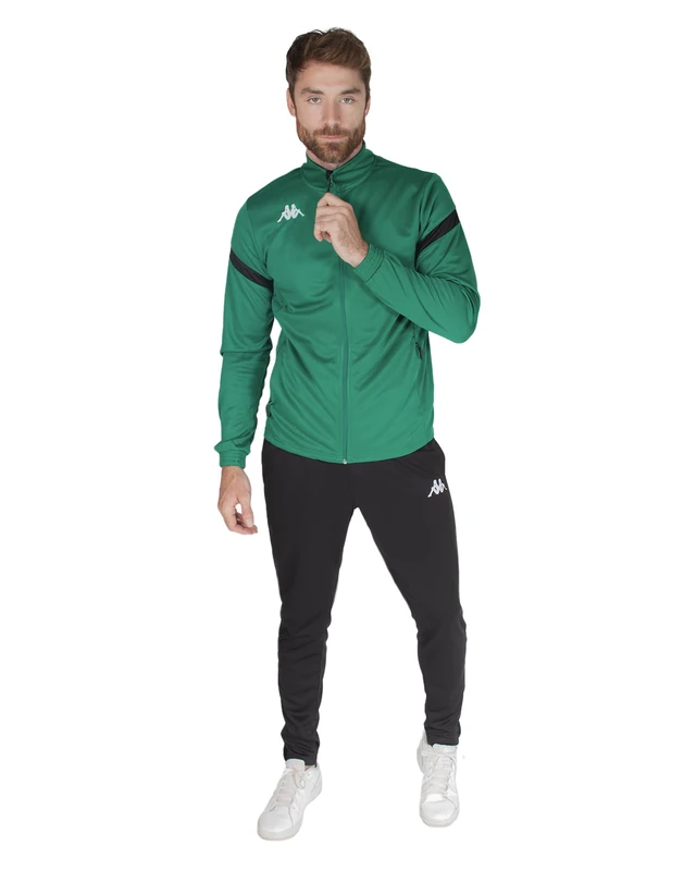 Kappa Men's Dalcito Tracksuit, green/black, 4XL UK