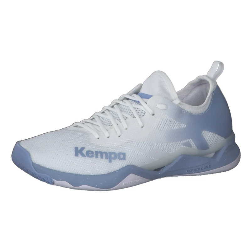 Kempa Wing Lite 2.0 Women, Women's Handball Shoes, White/Lake Blau, 36 EU, Weiß Lake Blau, 4 UK - Image 1