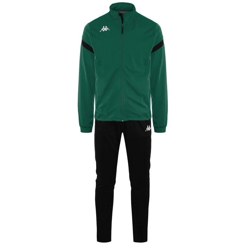 Kappa Boy's Dalcito Tracksuit, green/black, 6 Years UK - Image 1