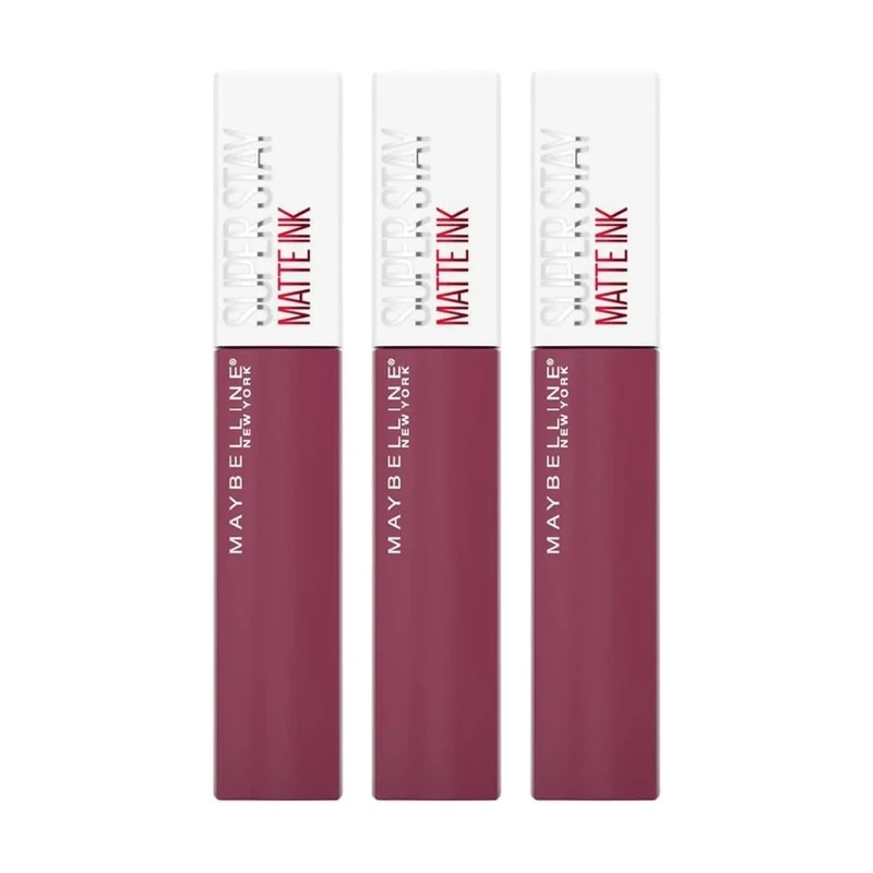 3x Maybelline Superstay Matte Ink Lipstick 165 Successful