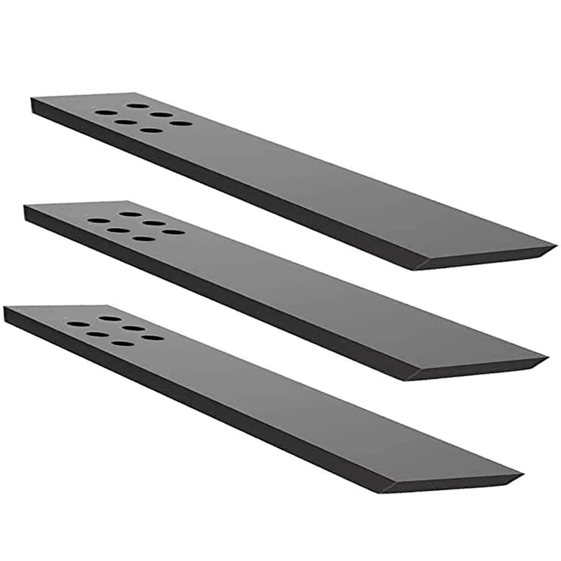 Countertop Support Bracket 3 Pack 12" Lx 2.5" W Hidden Black Knee Wall Support Countertop Bracket 3/8" Thick Heavy Duty for Quartz/Granite/Wood/Concret Countertops Screws Included