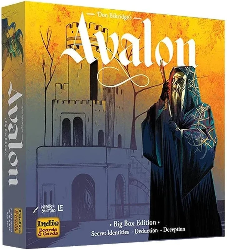 Indie Boards and Cards, The Resistance Avalon Big Box, Card Game, Ages 14+, 4-10 Players, 30 Minutes Playing Time, IBCAVABB1