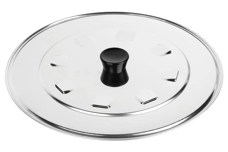 COFAN 41001913 Tapa Con Desspray En Steel Stainless Steel. Y Pomo En Abs - Tapa C/desspray Modelo Argan Steel Stainless Steel 24cm for DIYers & Professionals for Repair, Installation and Workshop... - Image 1