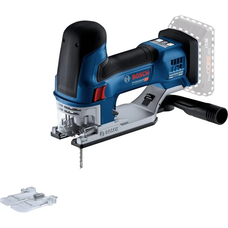 Bosch Professional 18V System Cordless Jigsaw GST 18V-155 SC (with Barrel Grip, Batteries and Charger not incl. in The Scope of delivery)