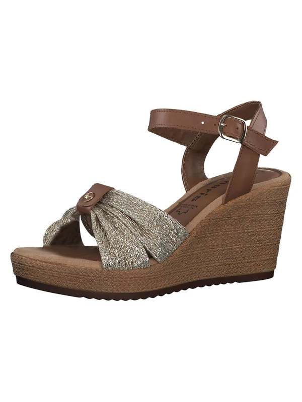 Tamaris Women' 1-1-28346-20 Sandal, Brown, 4 UK