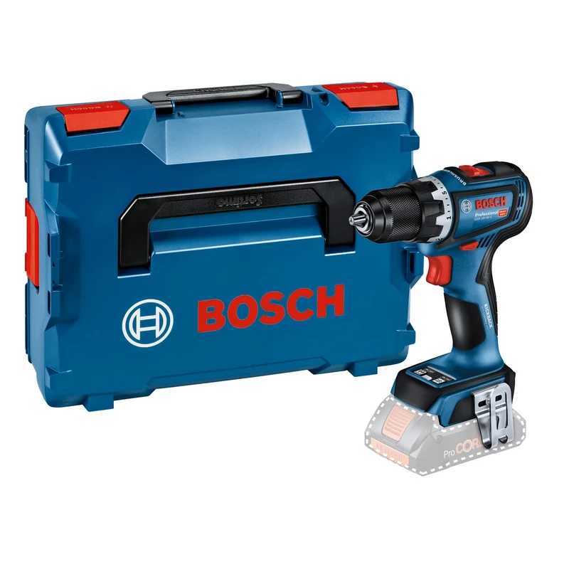 Bosch Professional 18V System Cordless Drill Driver GSR 18V-90 C (incl. 1/1 L-BOXX Inlay, L-BOXX, Without Battery/Charger)