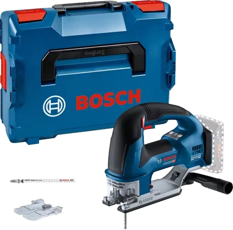 Bosch Professional 18V System Cordless Jigsaw GST 18V-155 BC (with Bow Handle, brushless Motor, incl. L-BOXX, Without Battery/Charger)