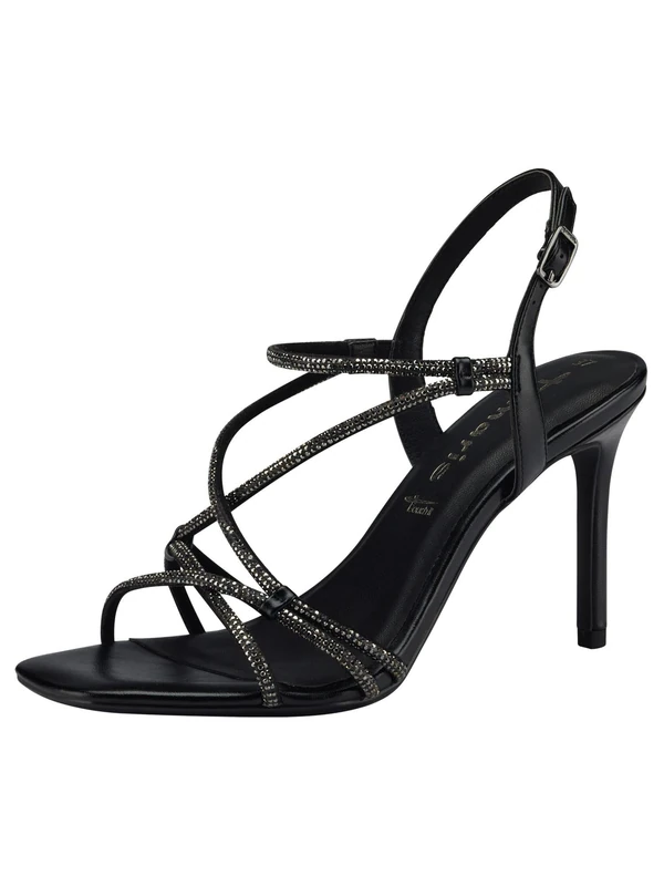 Tamaris 1-1-28332-20 Women's Trainers Sandal, Black Metallic, 6.5 UK