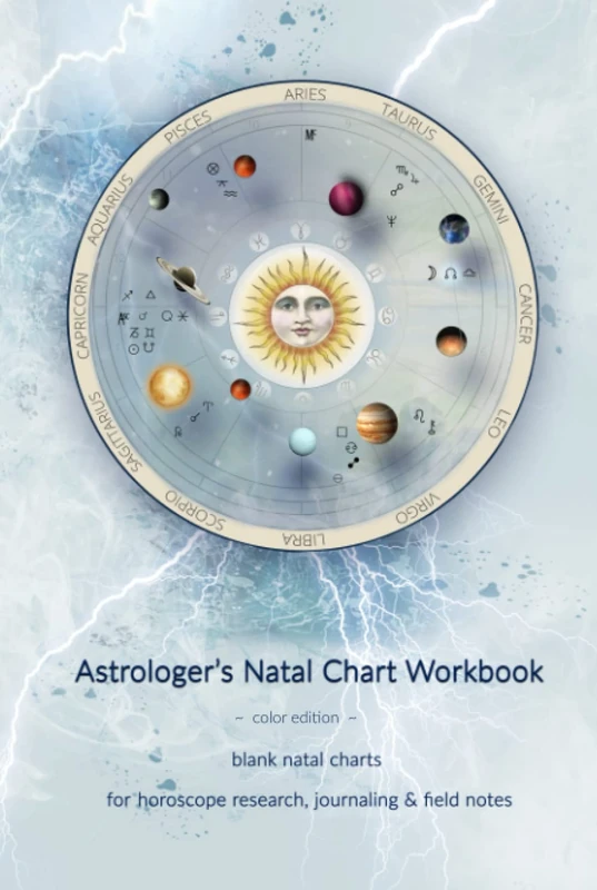 Astrologer's Natal Chart Workbook: blank natal charts for horoscope research, journaling & field notes