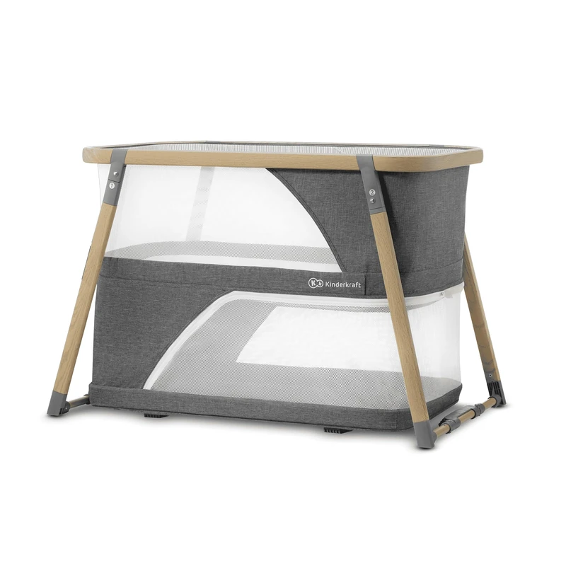 Kinderkraft SOFI PLUS 4-in-1 Travel Cot and Bedside Crib - Image 1