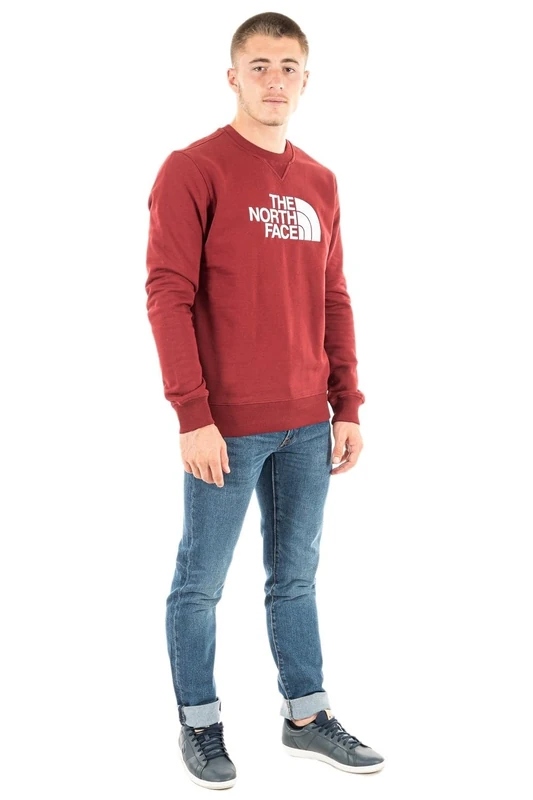 The North Face Drew Peak Crew Sweatshirt Cordovan L