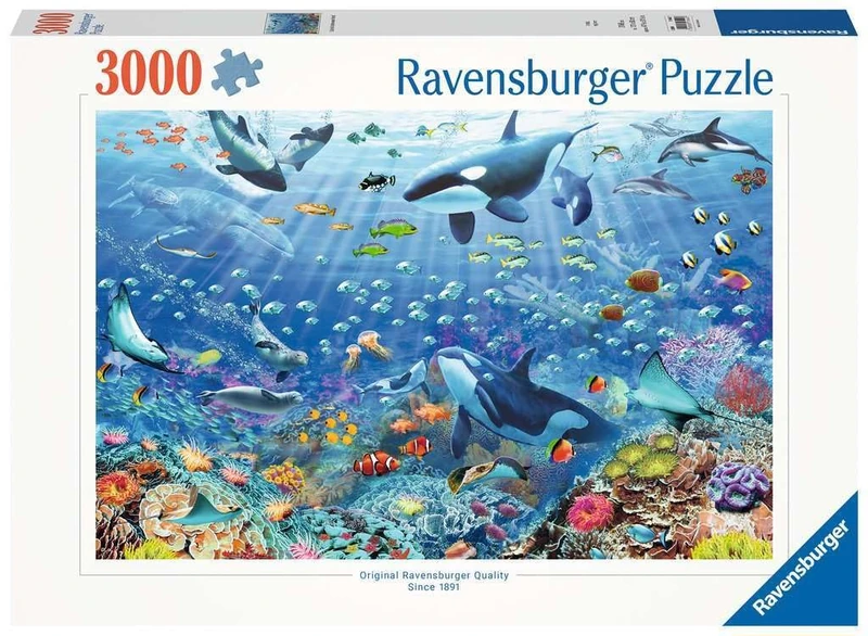 Ravensburger Adult Puzzles Colorful Underwater Fun - Ages 12+