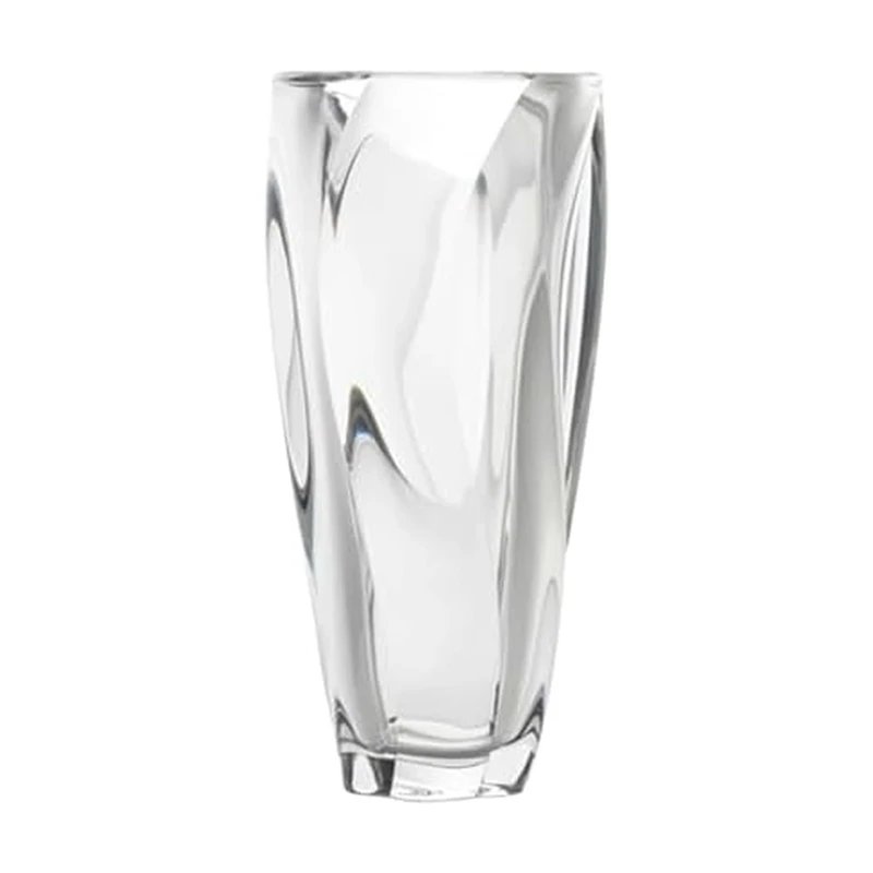 Mikasa Cassia Crystal Glass Vase, 12 Inch
