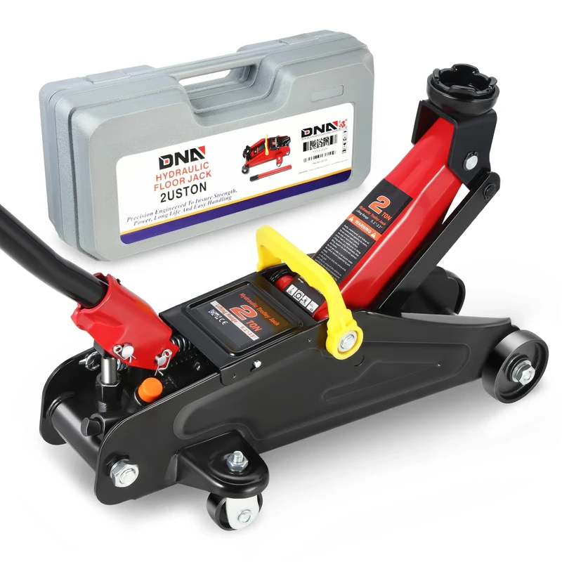 DNA MOTORING TOOLS-00234 Fast Lift Garage Jack/Hydraulic Floor Jack for Car Truck SUV, 2 Ton (4000 lbs) Capacity