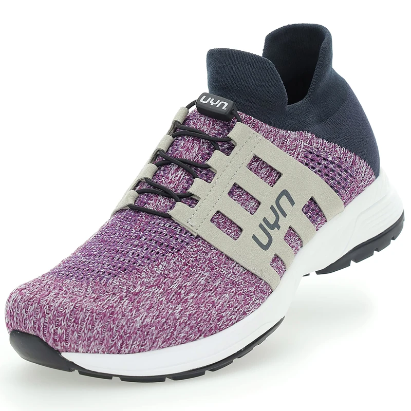 UYN Women's X Walking Shoe, Purple Melange Anthracite, 6 UK