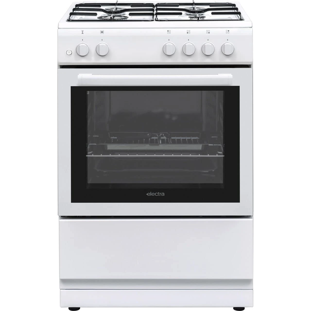 Electra BEF60SGW 60cm Gas Cooker - White - A Rated
