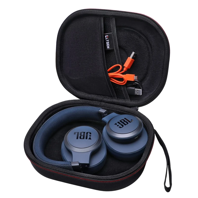L LTGEM Hard Case for JBL Live & Tune Headphones - Black
