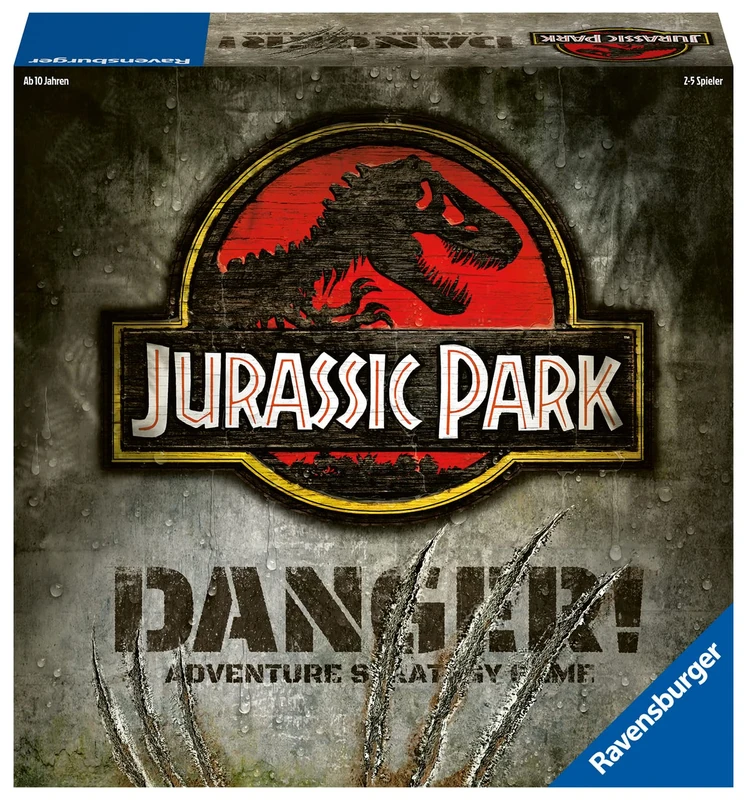 Ravensburger 20965 Jurassic Park Danger German Edition of the Strategy Game with Thrill for 2-5 Players from 10 Years
