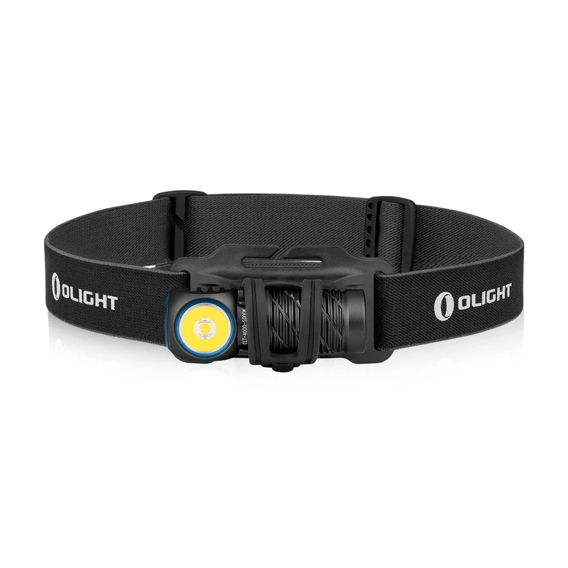OLIGHT Perun 2 Mini Rechargeable LED Headlamp Right Angle Combining White and Red Practical and Functional 1100 Lumens 150 Meters 10 Days Max for Outdoor Fishing