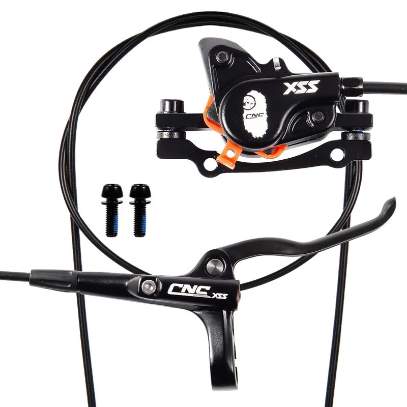 CNC Hydraulic Disc Brakes，Mountain Bike Hydraulic Disc Brake Right Front 800mm Brake Caliper，Black