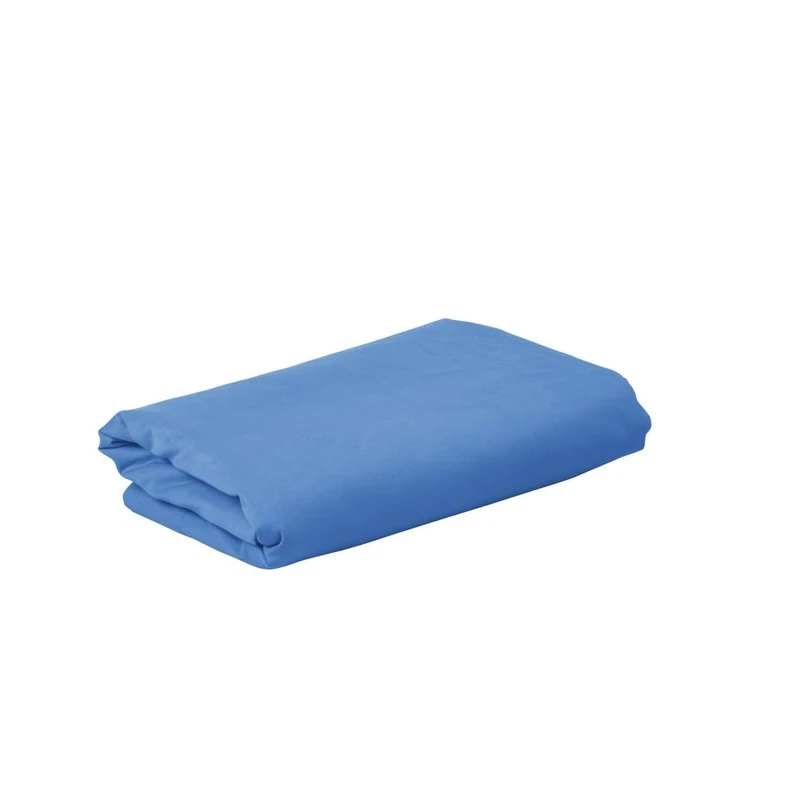 Hama Photography Backdrop Fabric 2.95 x 6 m (Foldable Photo Studio Background, 100% Cotton, Blue Screen, Background Photography Screen for Photography, Video and TV) - Royal Blue