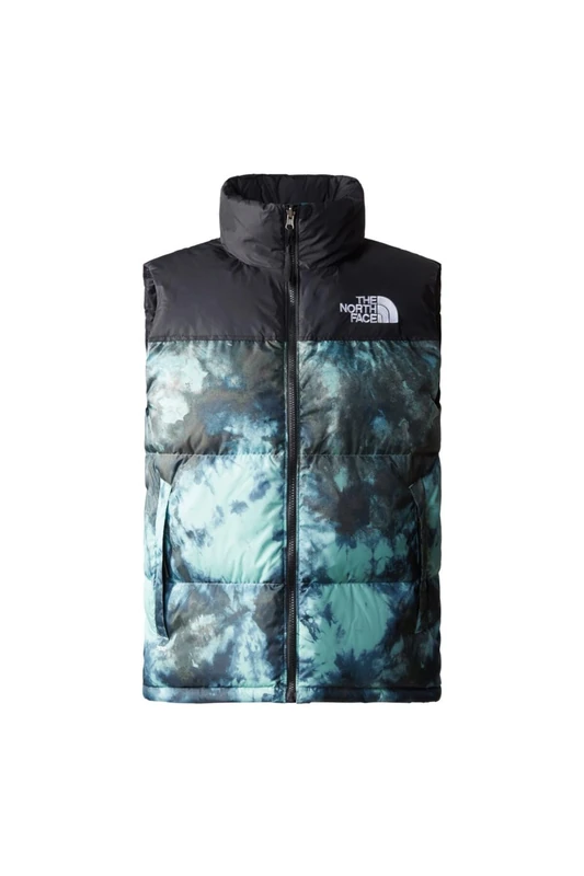 The North Face Printed 1996 Retro Nuptse Jacket Wasabi Ice Dye Print XL