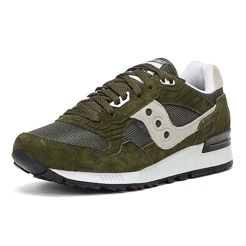 Saucony 70665-03, Men's Sneakers, Green/Silver, 46.5 EU - Image 1