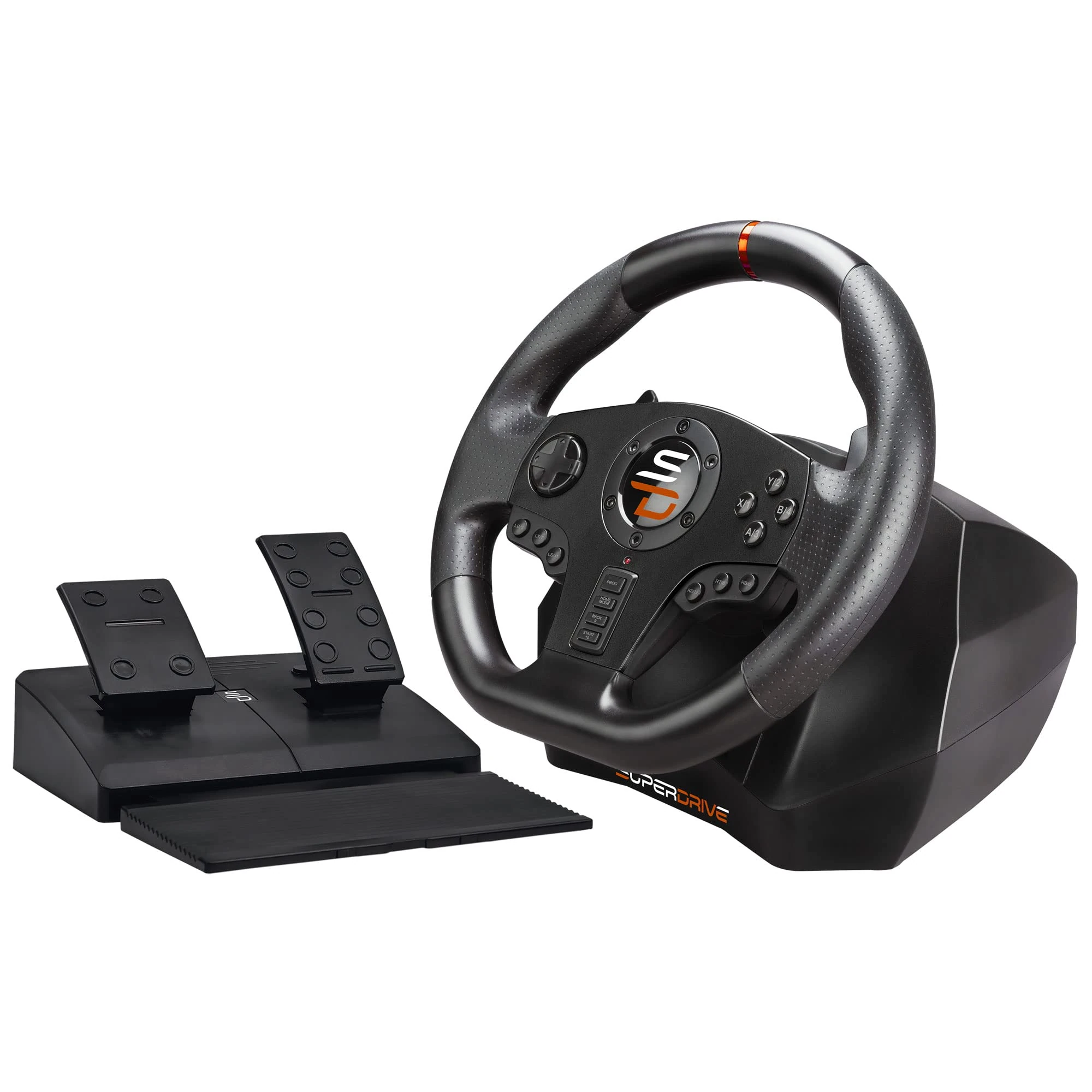 Subsonic Superdrive - SV710 steering wheel with pedals, paddles and vibration - PC compatible (programmable for all games)