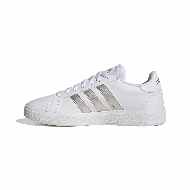 adidas Women's Grand Court TD Lifestyle Court Casual Shoes, Cloud White/Platinum/Cloud White, 4 UK
