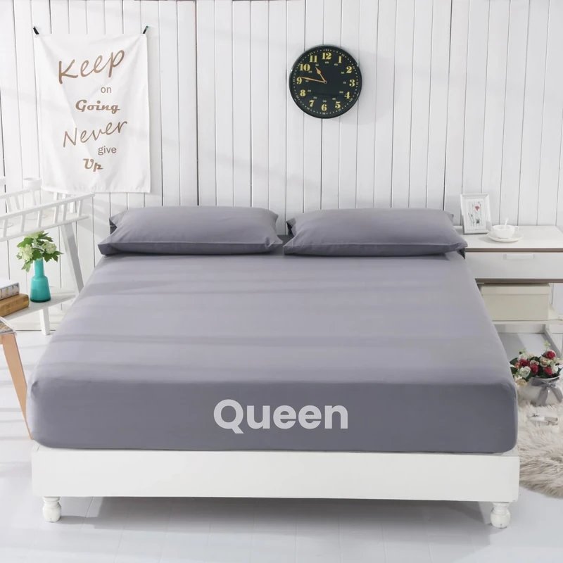 Grounding Sheet Queen, Organic Cotton + Silver Fiber, Fitted Bottom Sheets with 180 inch Grounding Wire, Earthing Mat for Better Sleep