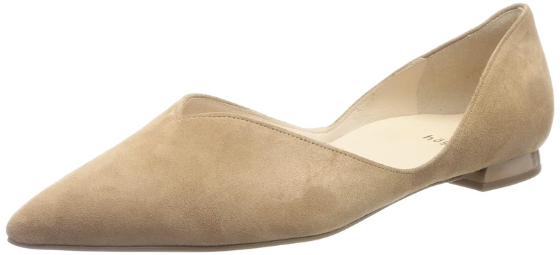 HÖGL Women's Basic Ballet Flat, Lighttoffee, 2 UK