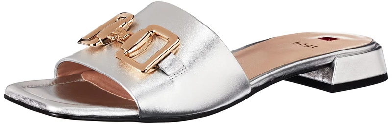 HÖGL Women's Florence Sandals, silver, 37 EU X-Weit