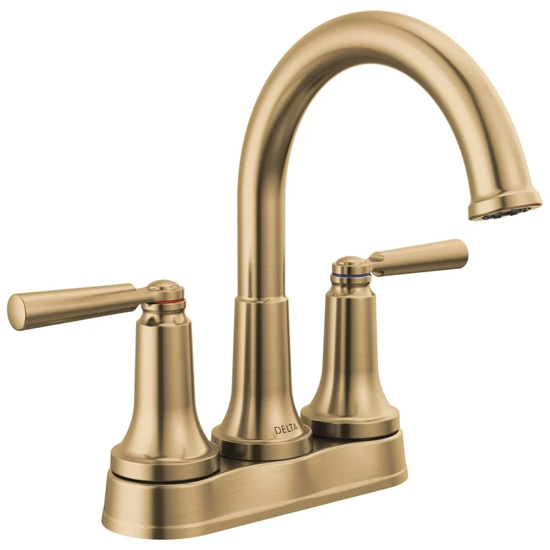 DELTA 2535-CZMPU-DST Saylor Bathroom Faucet, Champagne Bronze