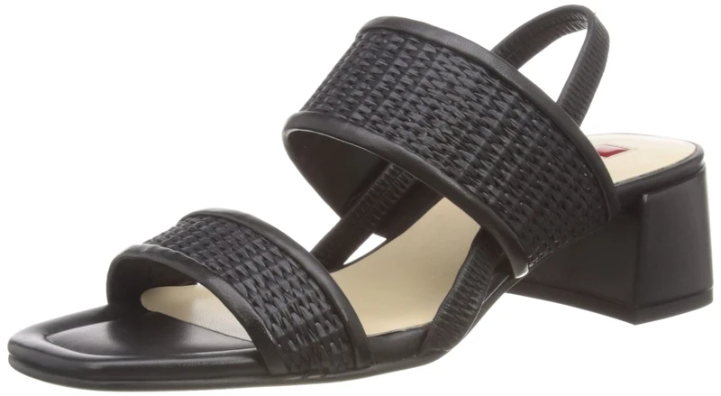 HÖGL Women's Ravenna Sandals, Black, 38.5 EU X-Weit