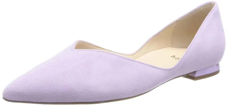 HÖGL Women's Basic Ballet Flat, Light Lavender, 2.5 UK