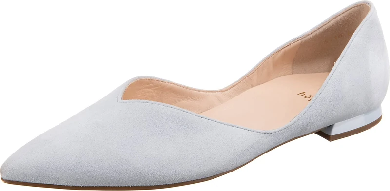 HÖGL Women's Basic Ballet Flats, Azure, 34.5 EU X-Weit