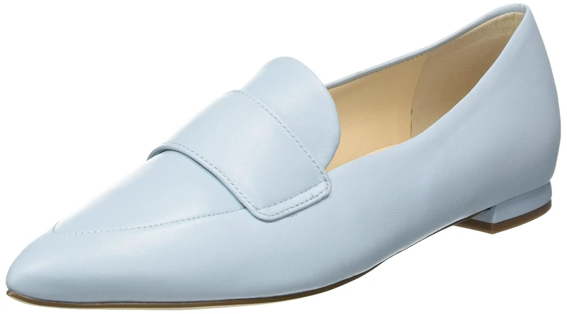 HÖGL Women's Marlene Ballet Flats, Azure, 41.5 EU X-Weit