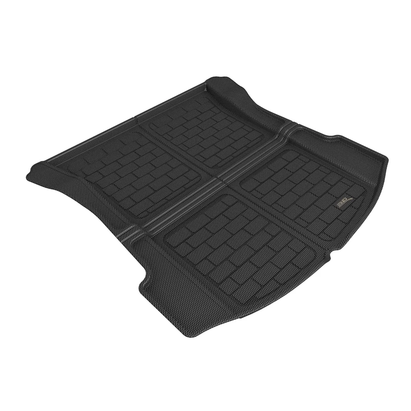 3D MAXpider Tesla Model 3 2021-2022 Kagu Black Rear Cross FOLD Cargo Liner