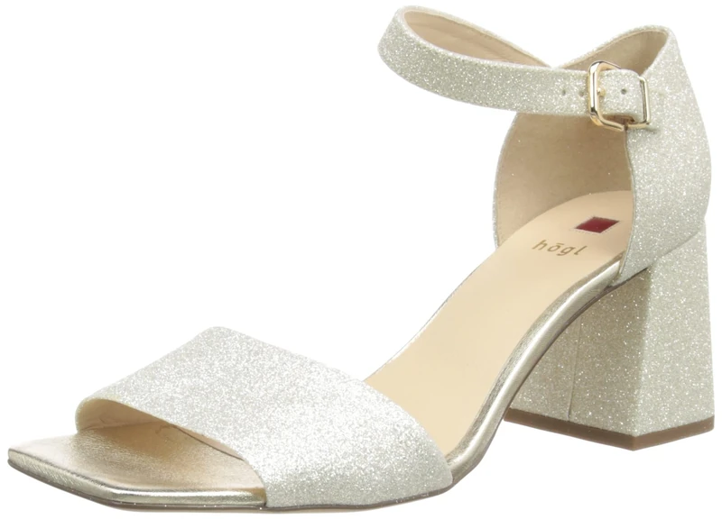 HÖGL Women's Miranda Sandals, Platinum, 3.5 UK