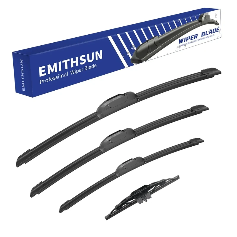 EMITHSUN® Windshield Wiper Blades Replacement for Toyota FJ Cruiser 2007-2014,That Meet OEM Quality Front Rear Wipers Blade Set for My Car -16"+14"+14"+10"(Set of 4)