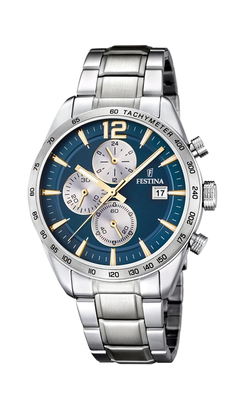 Relojes Festina Unisex Analogue Digital Quartz Watch with Silver Strap, Multicolored, Modern