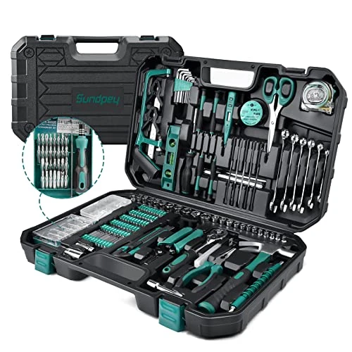 Sundpey Household Tool Kit 140-PCs for Home Tool Sets
